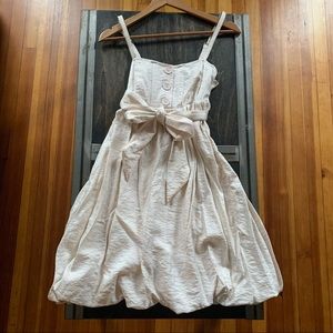 Gracia Fashion Off White Mini Dress Sz M